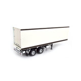 Semi-Trailer White/Black 1:18