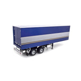 Semi-Trailer Metallic Blue/Silver 1:18