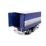 Semi-Trailer Metallic Blue/Silver 1:18