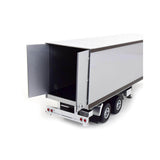 Semi-Trailer Silver/Black 1:18