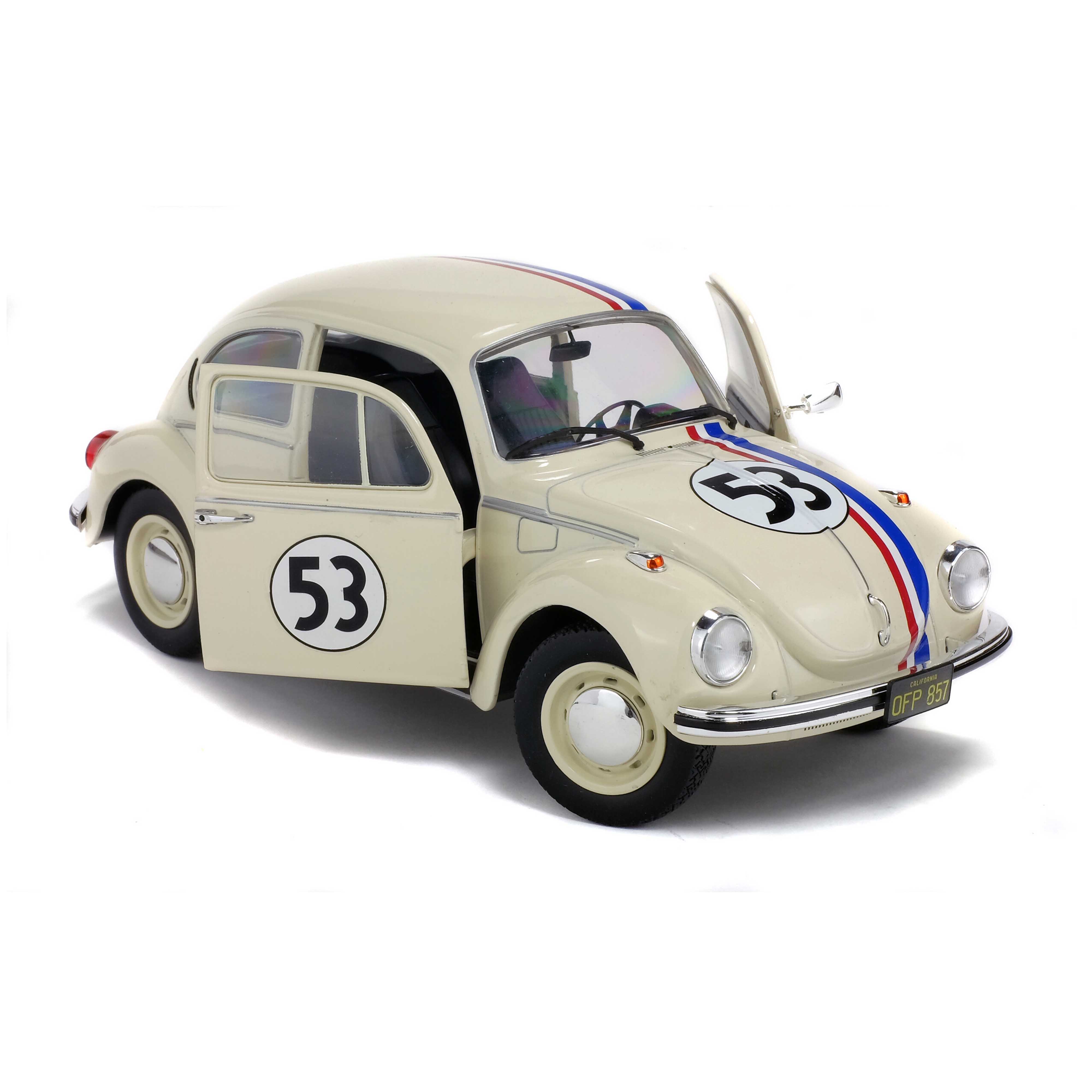 VW Beetle 1303 Racer 53 Beige 1973 1:18