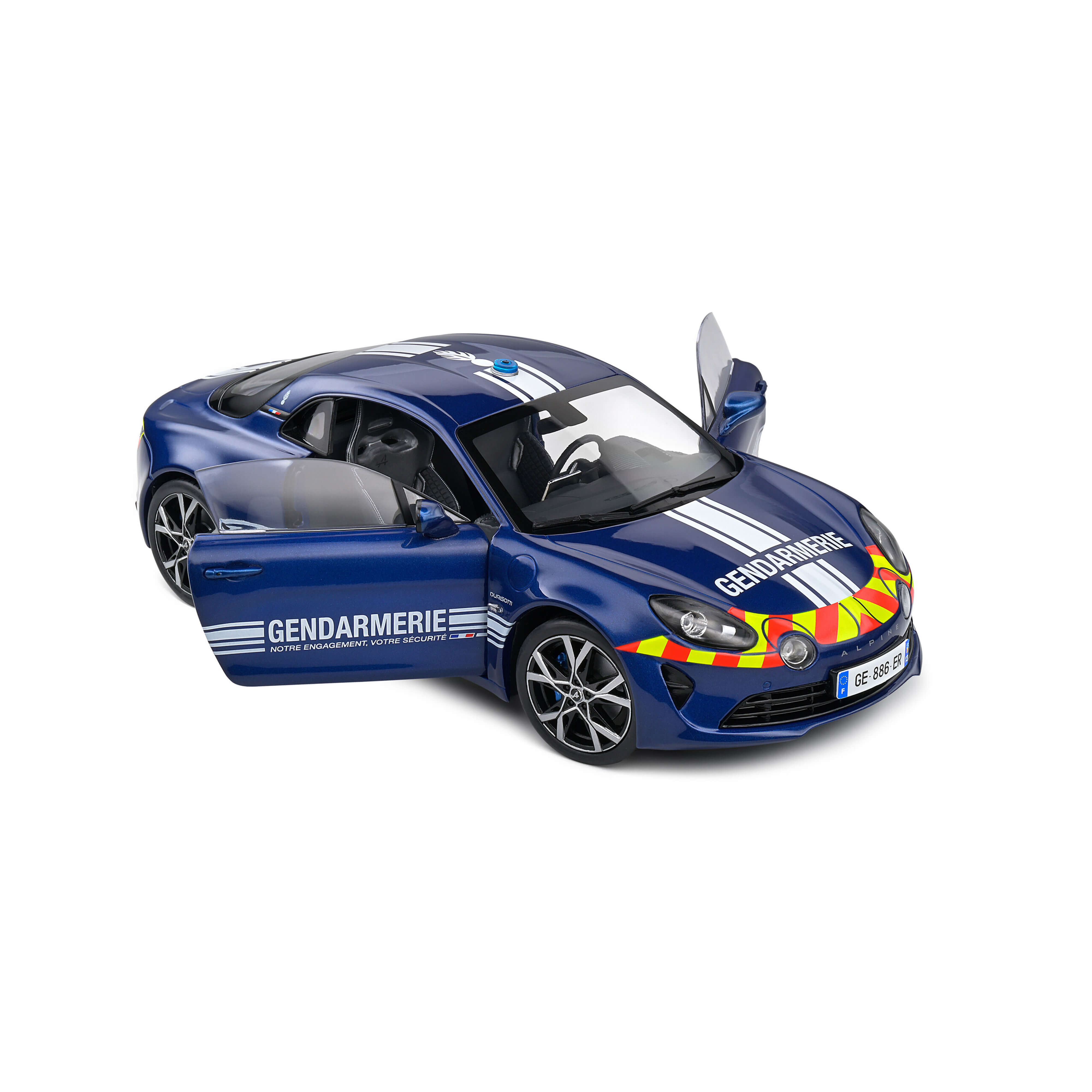 Alpine A110 Gendarmerie Blue 2023 1:18