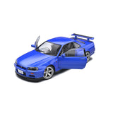 Nissan Skyline (R34) GT-R Blue 1999 1:18