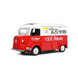 Citroën Type H Friterie "Ch'ti Biloute" Blanc et Rouge 1969 1/18