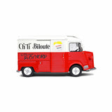 Citroën Type H Friterie "Ch'ti Biloute" Blanc et Rouge 1969 1/18