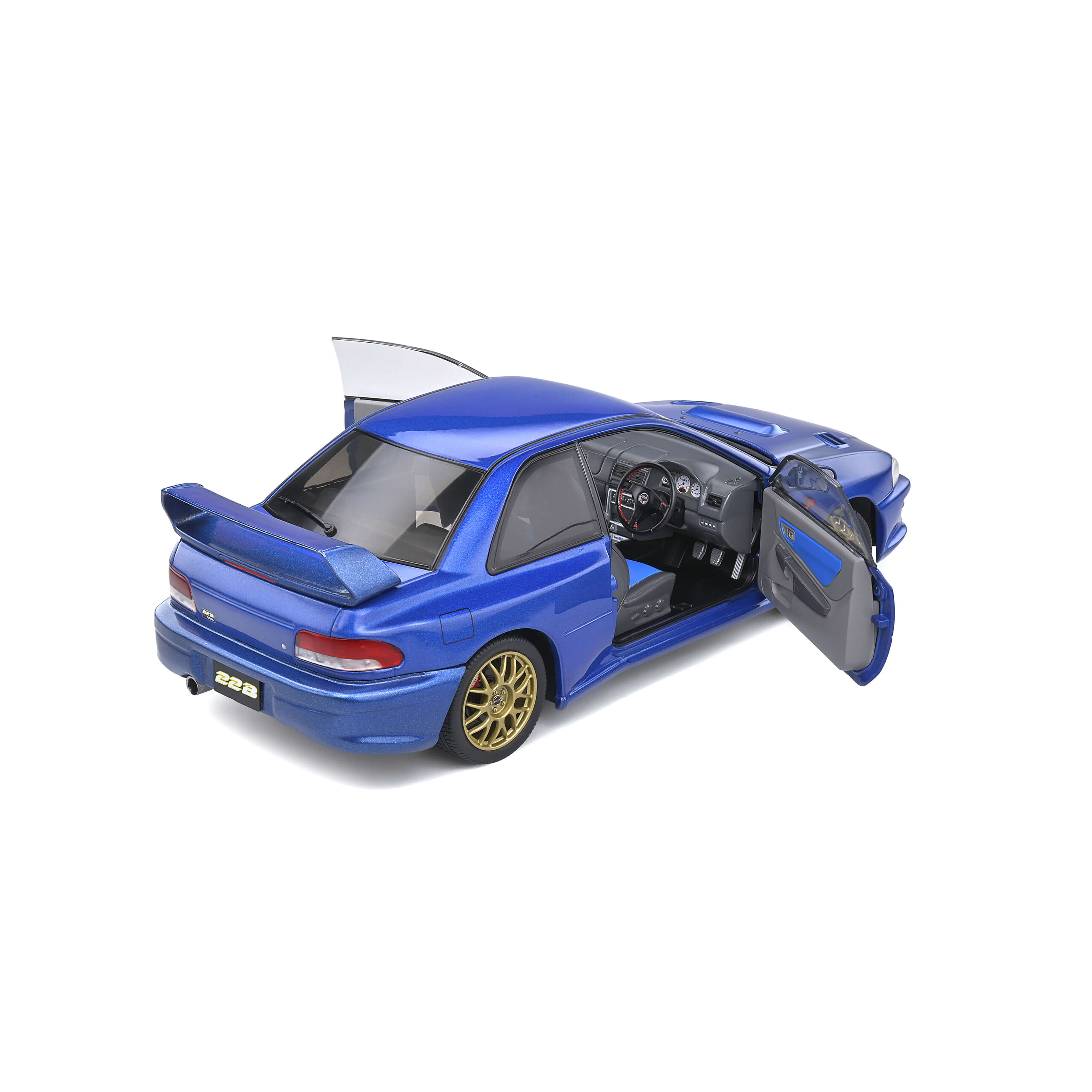 Subaru Impreza 22B Blau 1998 1:18