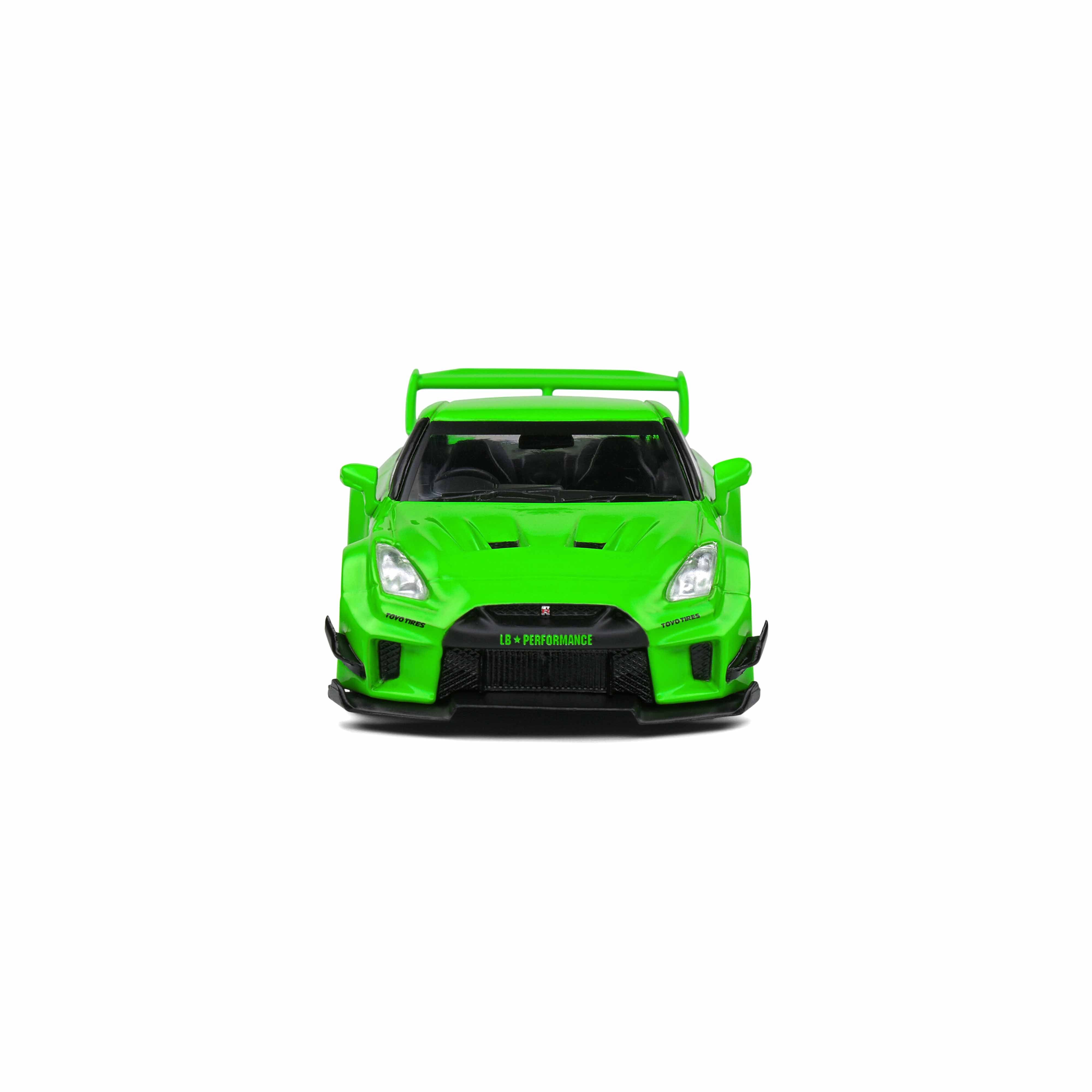 Nissan GT-R35 LBWK Silhouette Vert Acide 2020 1/43