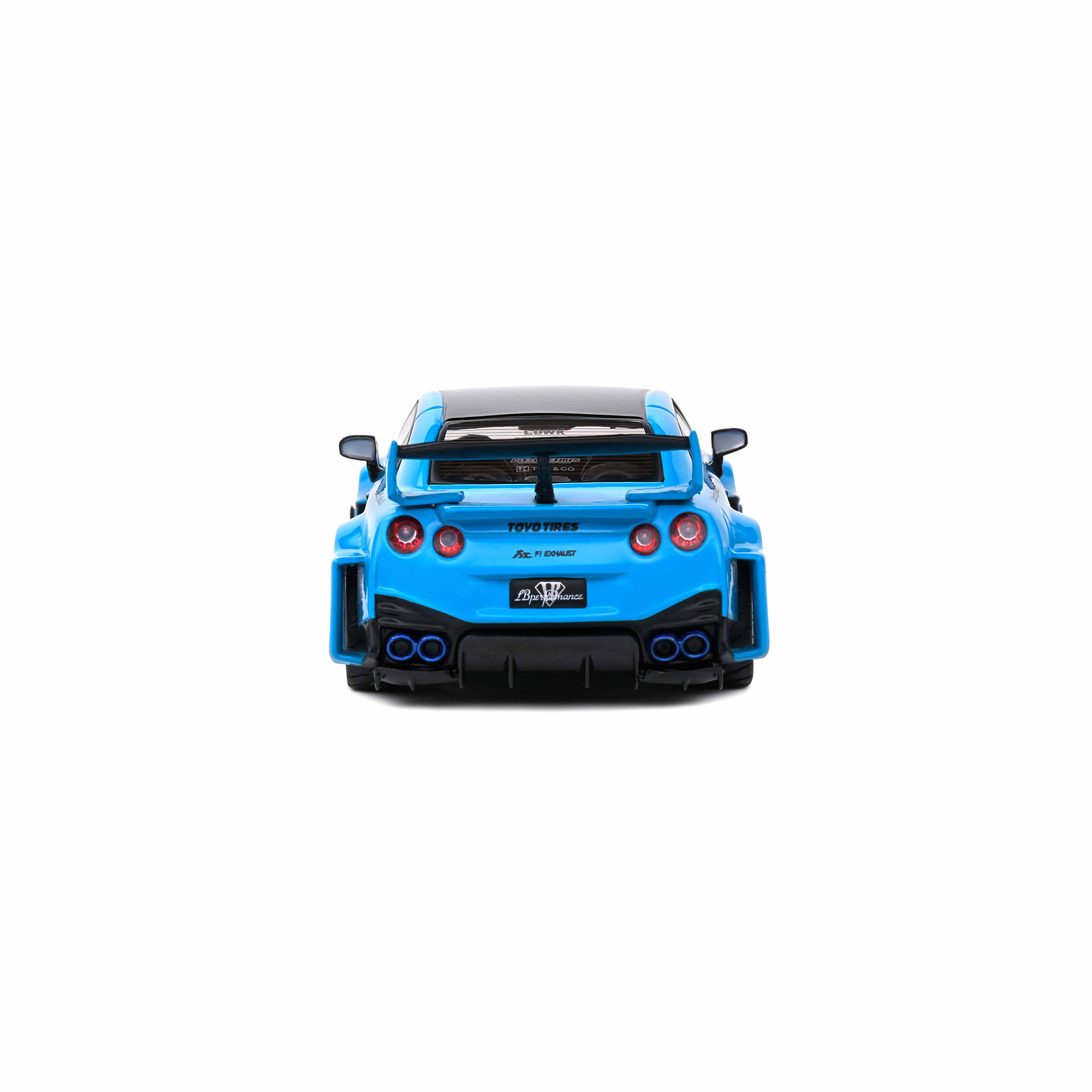 Nissan GTR35 LBWK Silhouette Turquoise 2019 1/43