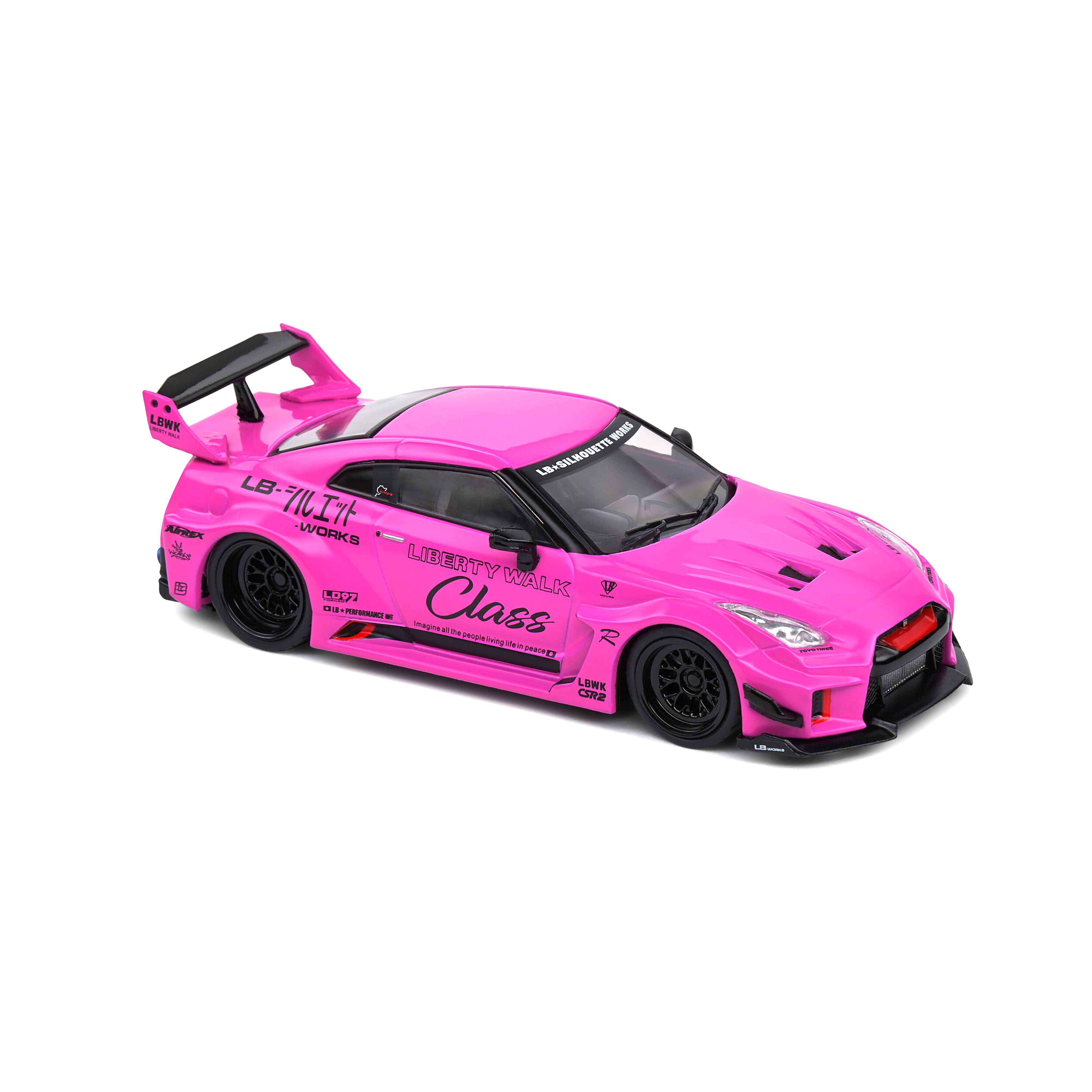 Nissan GTR35 LBWK Silhouette Violet 2019 1/43