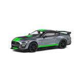 Shelby Mustang GT500 Grey with Neon Green 2020 1:43