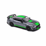 Shelby Mustang GT500 Grey with Neon Green 2020 1:43